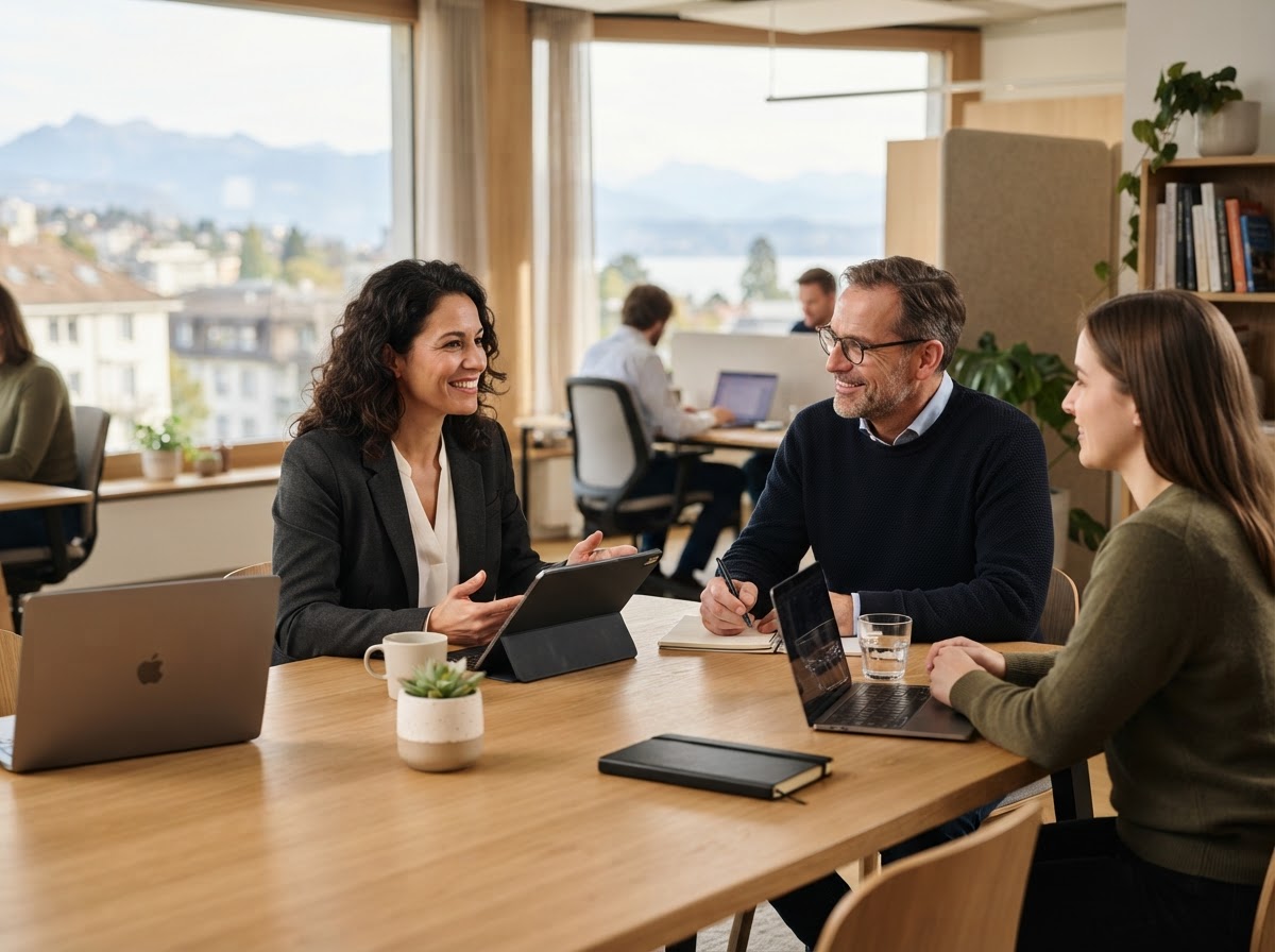 Argentoviax Core Team bei der Arbeit an Datenmodellen für die Marktanalyse